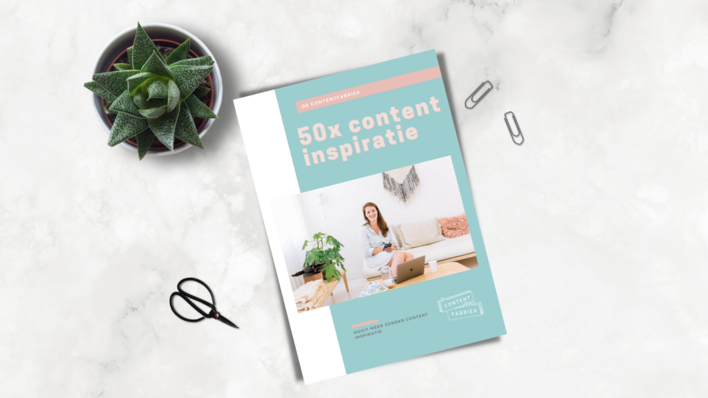 Gratis download - 50x Content Inspiratie - De Contentfabriek
