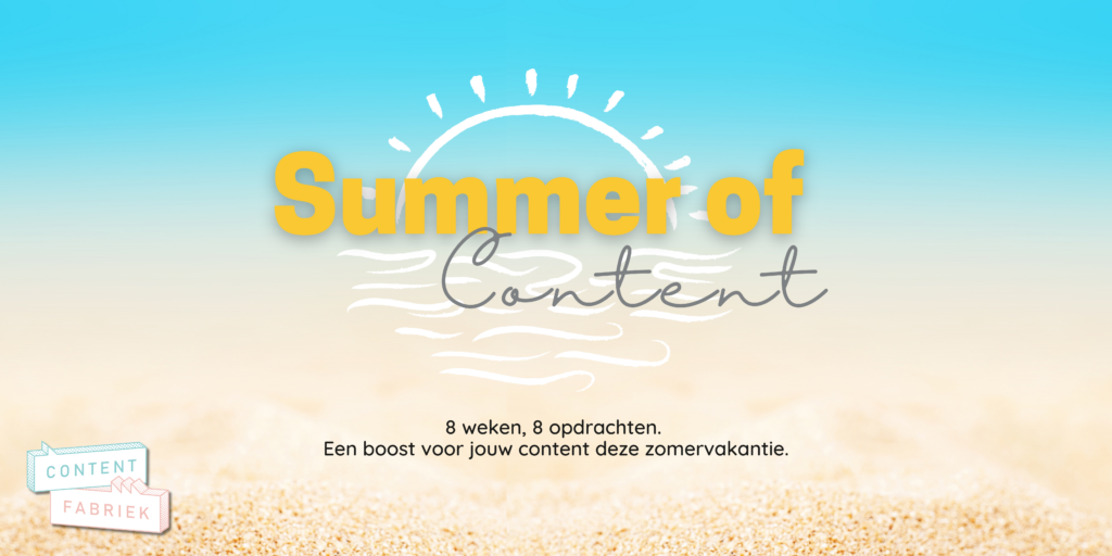 Summer of content challenge